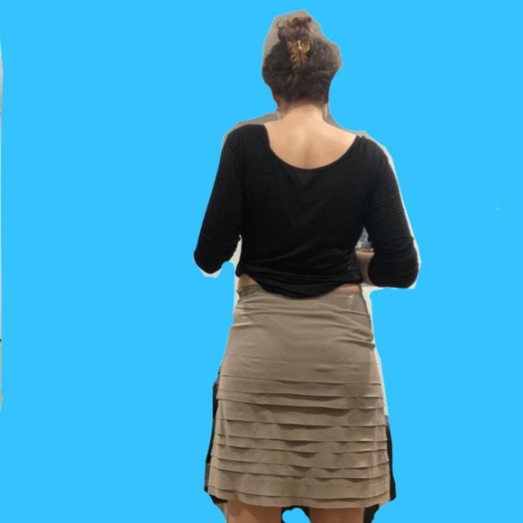 Italian Vintage Brunello Cucinelli Silk Skirt - Picture 4 of 7